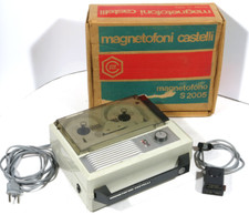 PRL) MAGNETOFONO S2005 MAGNETOFONI CASTELLI ITALY REGISTRATORE A NASTRO VINTAGE