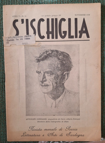 Nov 1953 ischiglia - s'ischiglia, cagliari