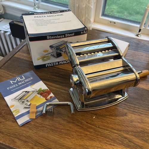 Stainless steel pasta machine - stainless,
