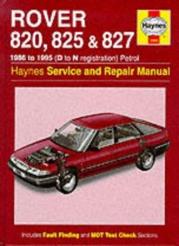 Rover 800 series service - rover, and