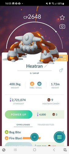 Pokemon legendary heatran - legendary, (