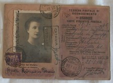 1943 Tessera Riconoscimento
