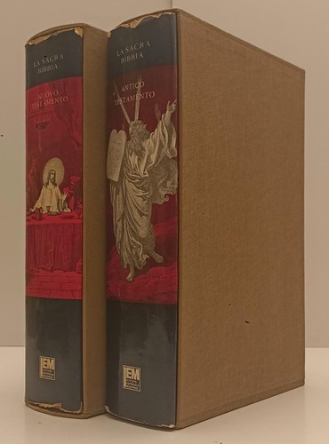 Sacra bibbia 2 volumi - bibbia,
