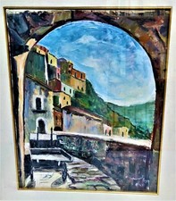 QUADRO AD OLIO SU TELA CON