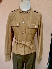 Sisley Summer Light WomanJacket Giacca Leggera Estiva Cintura Sahariano Size S