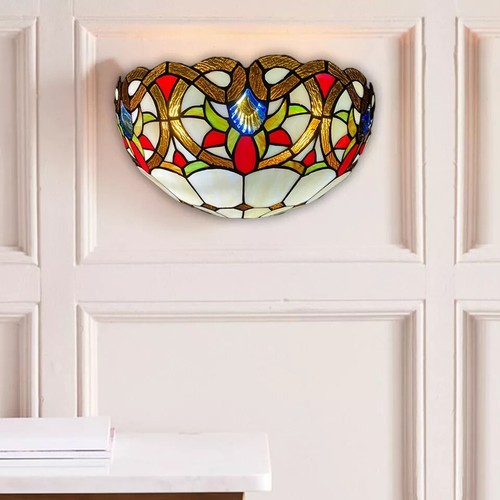 Tiffany wall lamp antique - tiffany,