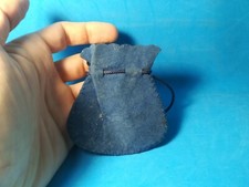 SACCHETTINA PORTA ANELLI BRACCIALETTI COLORE BLU DA COLLEZIONE - (169)