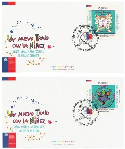 Cile 2017 fdc nuevo trato - cile,