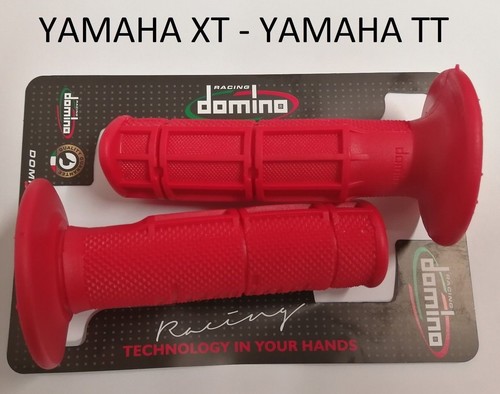 Coppia manopole domino rosso - coppia,