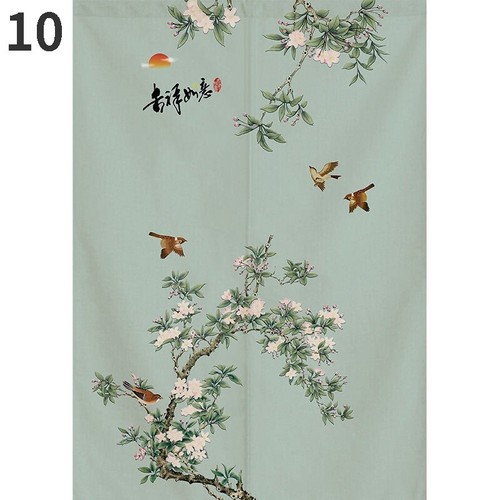 Tenda porta vintage con fiori - porta,