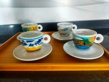 Set 4 tazzine con piattino