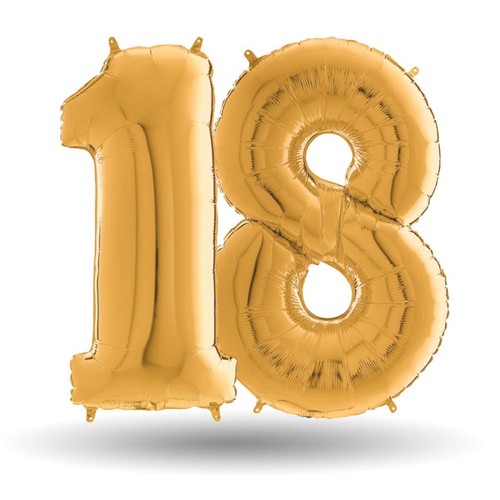 Pallone compleanno numero - , 18