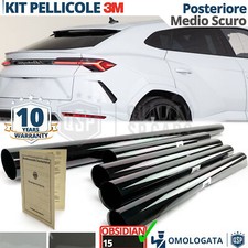 Pellicola Oscurante Vetri 3M per Hyundai ix20 Omologata OBSIDIAN 15 MEDIO SCURO