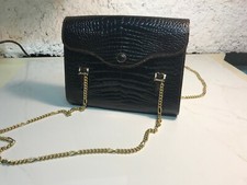 borsa  vintage di coccodrillo