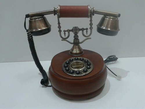 Telefono stile antico - antico, legno