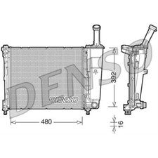 Denso water radiator aluminium - denso,