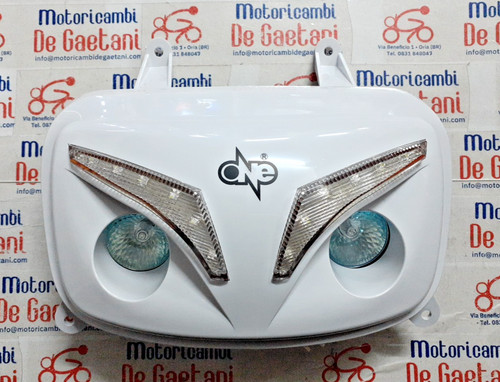 Maschera faro anteriore bianco - maschera,
