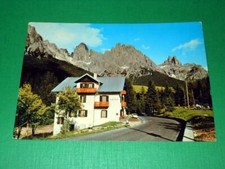 Cartolina S. Martino di Castrozza - Albergo Fratazzo e Gruppo delle Pale 1975.