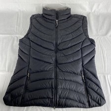 LL Bean Puffer Vest Custom Baby Swaddle Wrap Down Insulated Black Zip Up Read