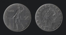 50 LIRE 1962 VULCANO - ITALIA