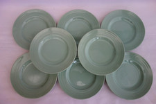 8 piatti laterali vintage Woods Ware Berillo Cina - larghezza 17 cm - buone condizioni