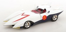 1:18 Schwyn Haas Hamilton Speed Racer Mach 5 bianco/blu scuro/rosso