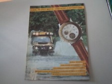 advertising Pubblicità 1990 OROLOGIO CAMEL TROPHY WATCH MULTICHRONO e LAND ROVER