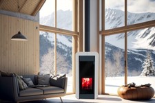 TERMOSTUFA LEGNA VITTORIA 18KW A CIRCUITO CHIUSO