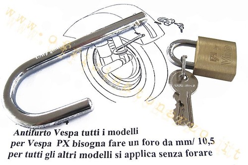 Lucchetto antifurto alla - , ruota