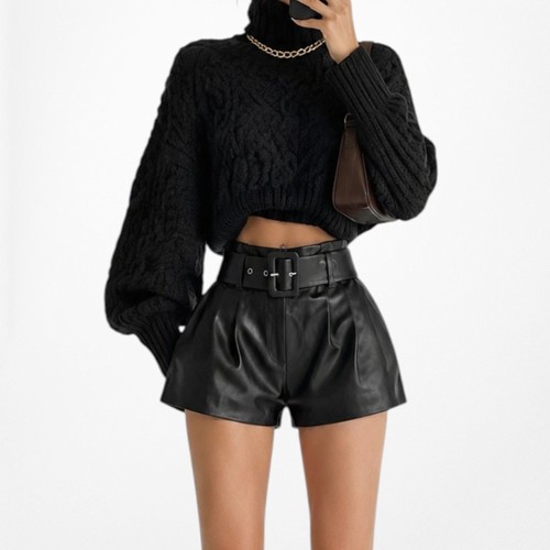 Pantaloncini zara neri stile - zara,