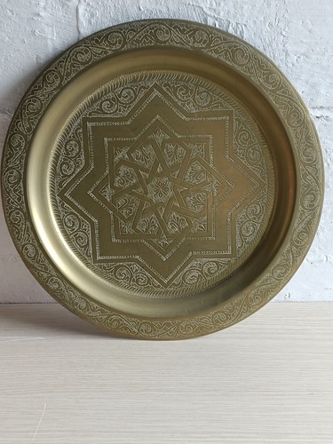 Antico piatto ottone - antico,