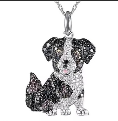 Collana con ciondolo - , strass