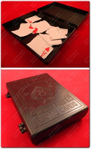 Magic card box - card,