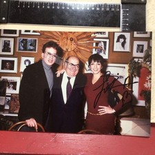 Liza Minnelli Signed Photograp,Rome Restaurante,autografo Minnelli Liza,foto