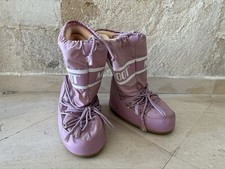 Moon boot Donna 39 40 41 tecnica patenteo nylon moda rosa aurora
