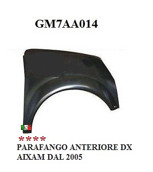 Parafango anteriore destro - parafango,