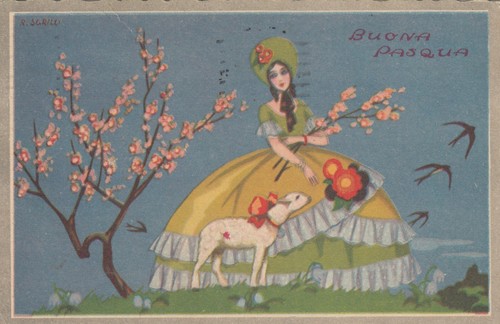 Cartolina augurale buona - augurale,