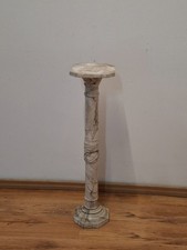 Colonna porta vaso in marmo
