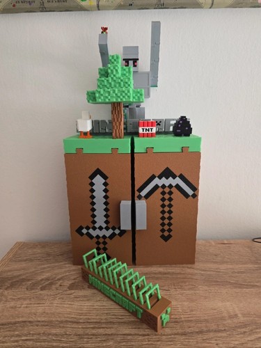 Espositori minecraft kinder - minecraft,