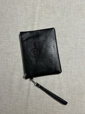 Pochette Uomo in Ecopelle Nero Slim 24x18 cm Elegante e di Qualità