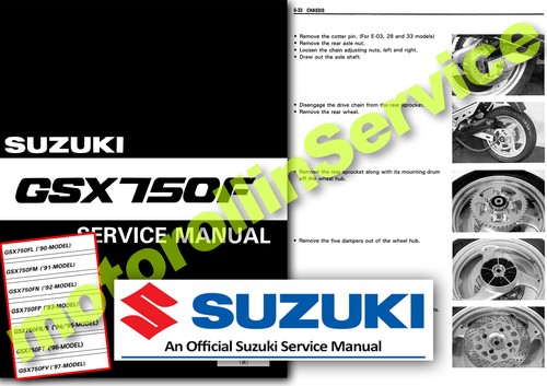 Suzuki gsx750f manuale - gsx750f, e