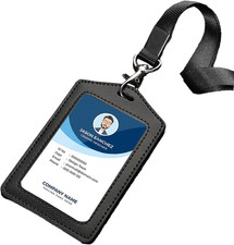 Set Di 1/2 Porta Badge PU
