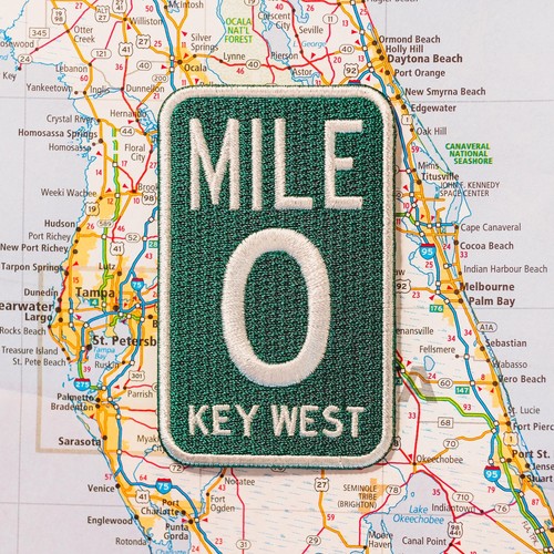 Patch key west mile florida - west, 0