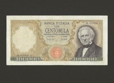 100000 lire manzoni 1970 - lire, 19/07/1970