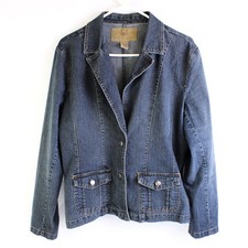 Giacca In Denim Button Up Da