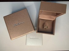 anello oro bianco 18 kt donna, solitario Salvini con diamante