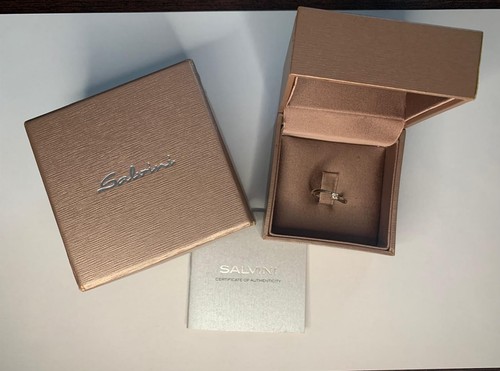 Anello oro bianco donna - bianco, kt