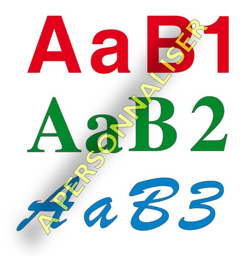 Numeri lettere adesive - numeri,