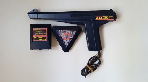 Pistola laser zillion sega - pistola,