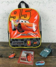 Lotto CARS Zaino Gomma Portachiavi Toppa Gioco Macchina DISNEY PIXAR Saetta
